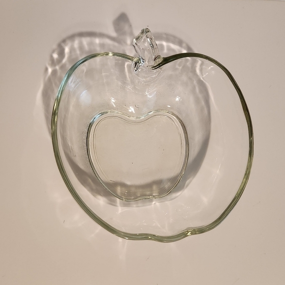 Vintage Other - Vintage Hazel Atlas Glass Apple dish